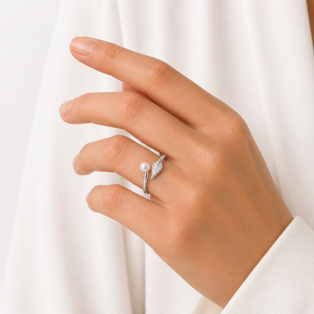 Ring mit Perlendetail