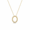 Moderne Gold Halskette