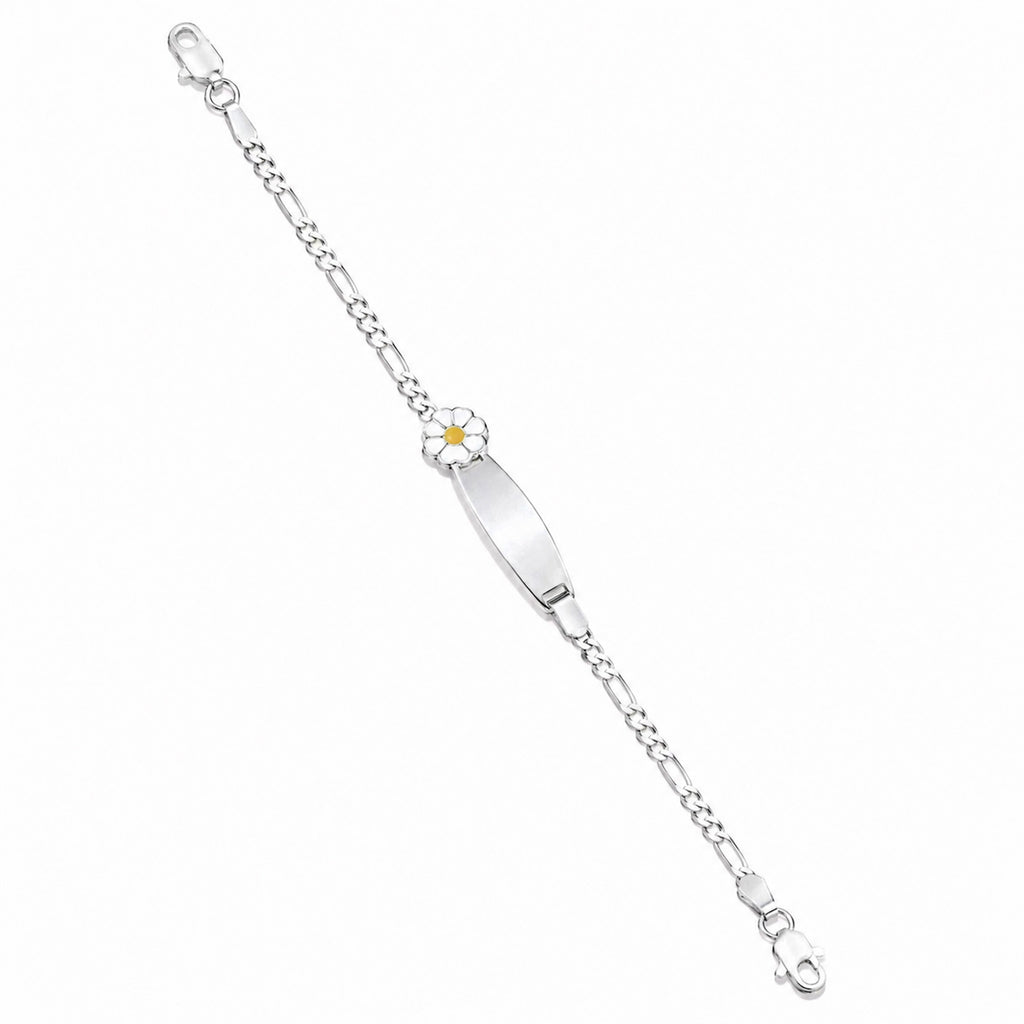 Weiße Gänseblume Kinderarmband