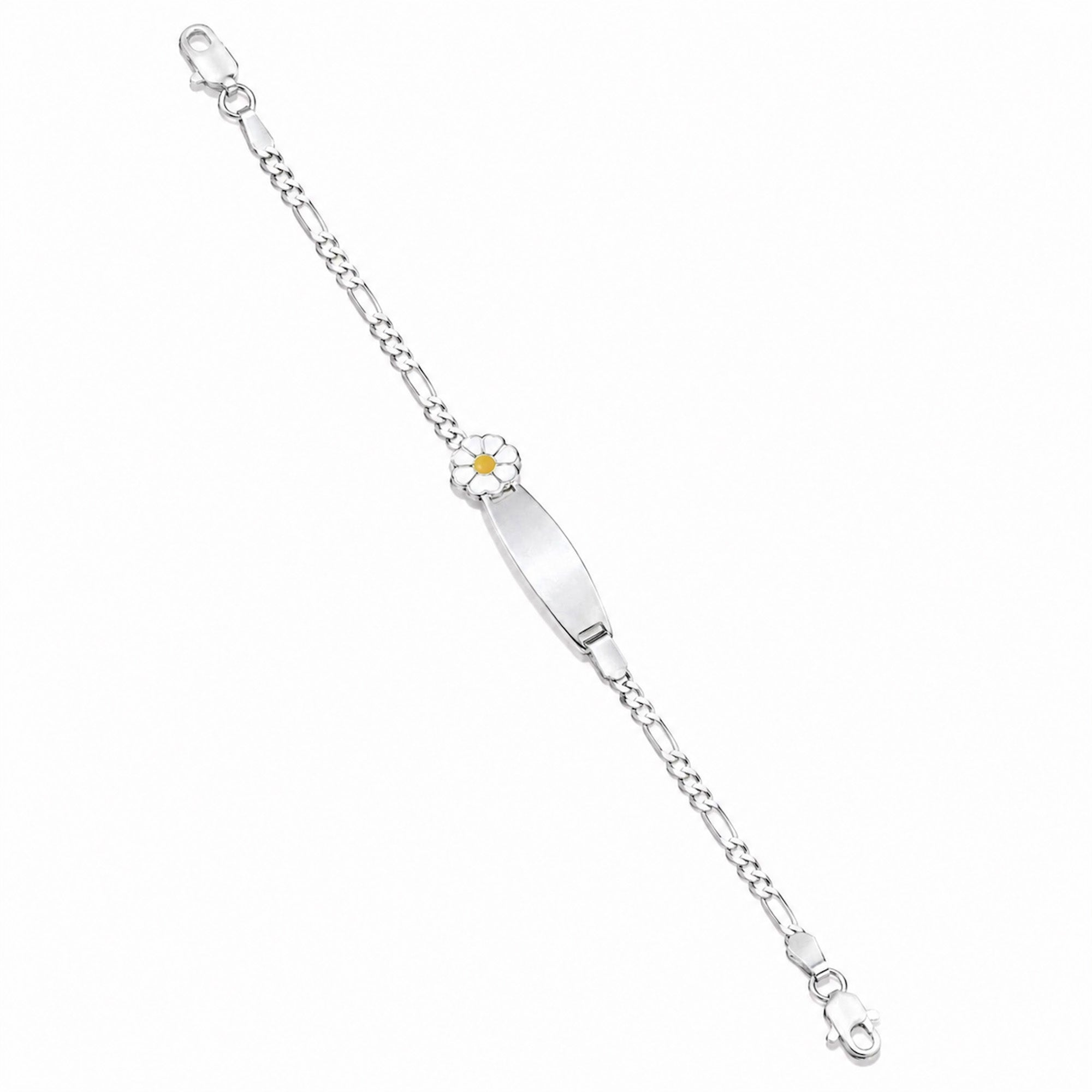 Weiße Gänseblume Kinderarmband