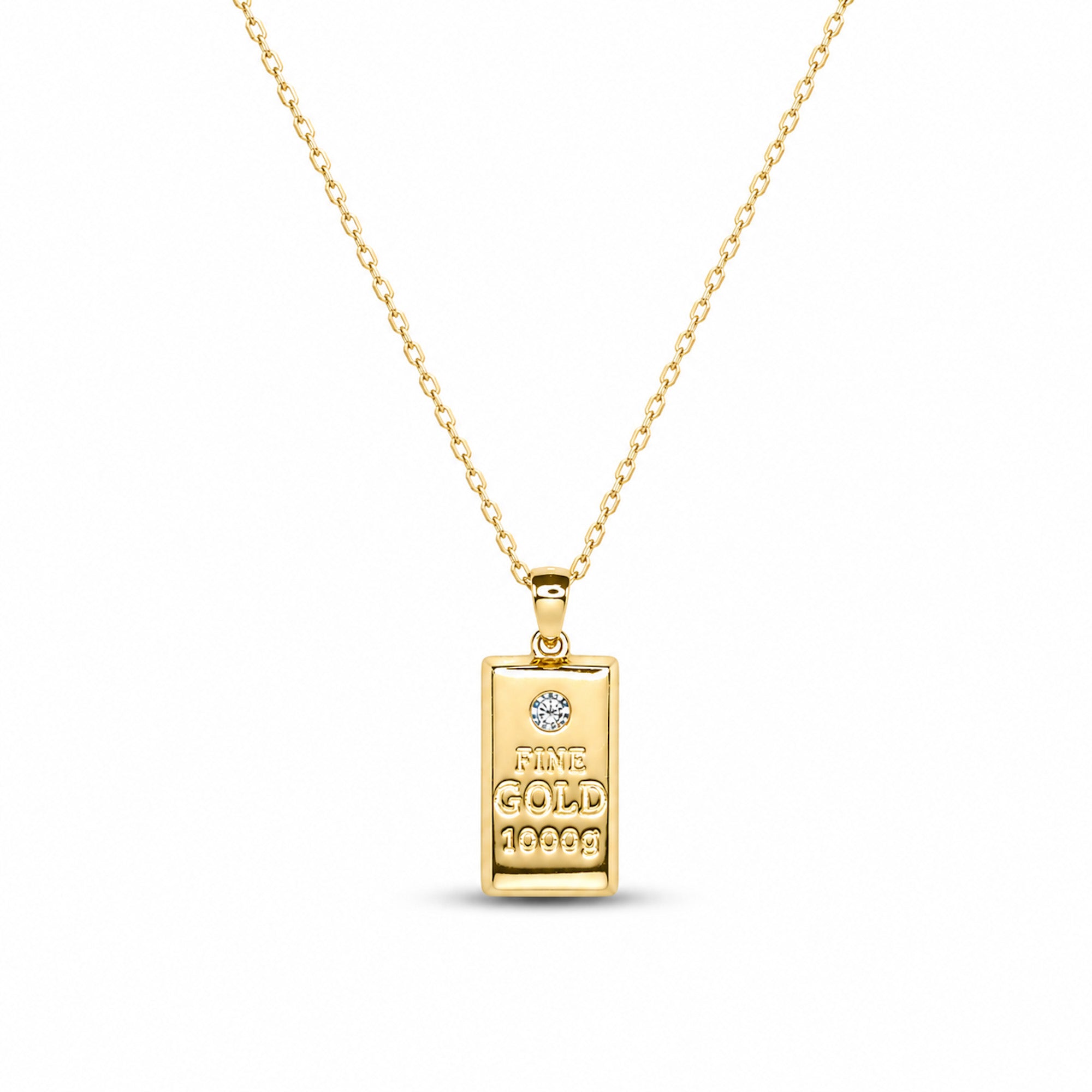 Goldbarren Kette