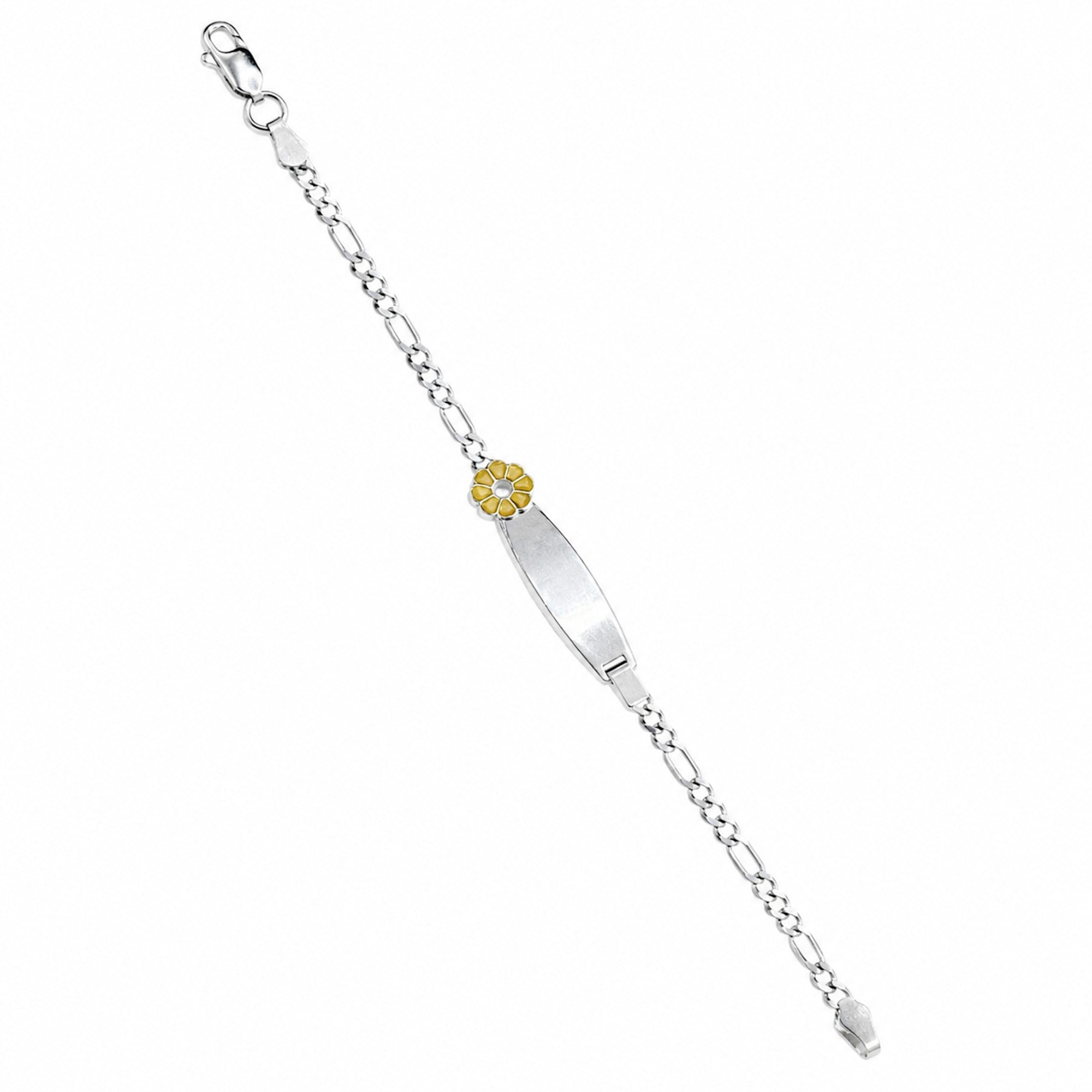 Gelbe Gänseblume Kinderarmband