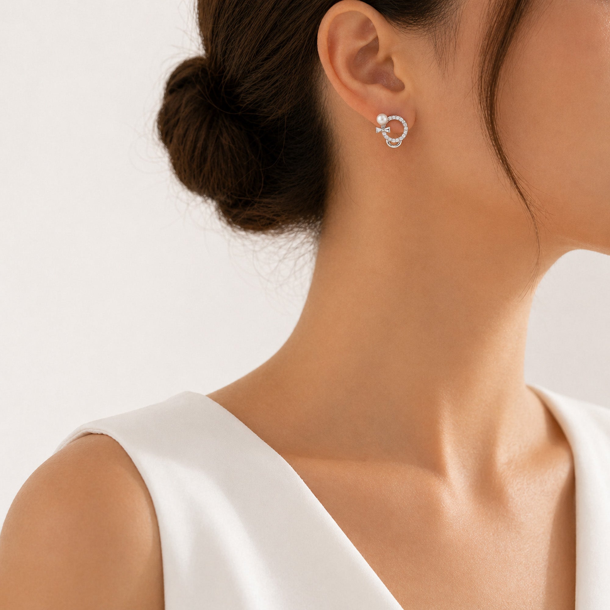 Elegante Perlen Ohrringe