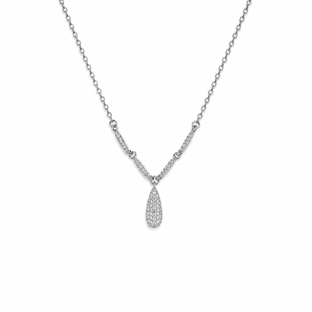 Elegante Tropfen Halskette