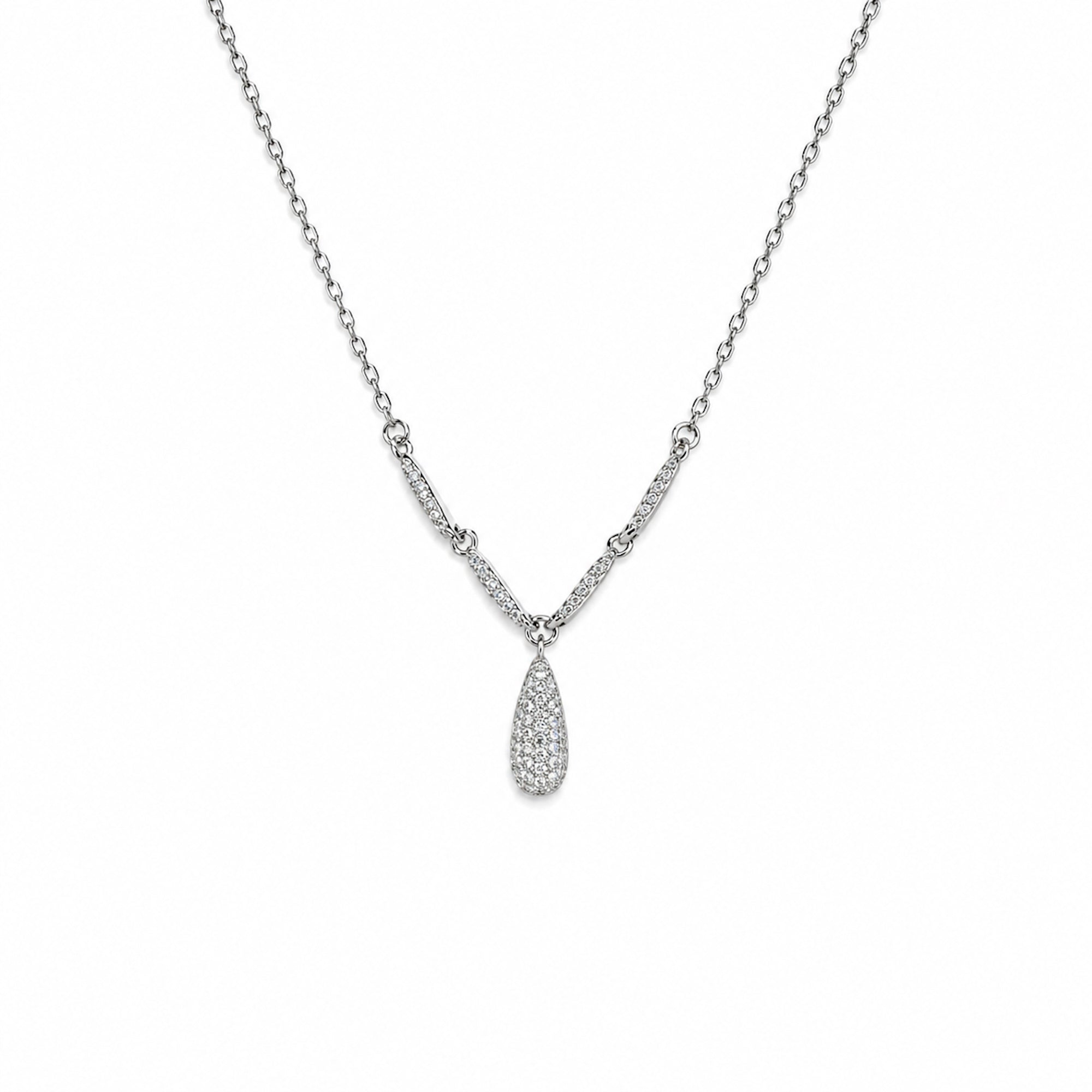 Elegante Tropfen Halskette