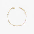 Elegantes Armband mit funkelnden Zirkonia-Steinen.