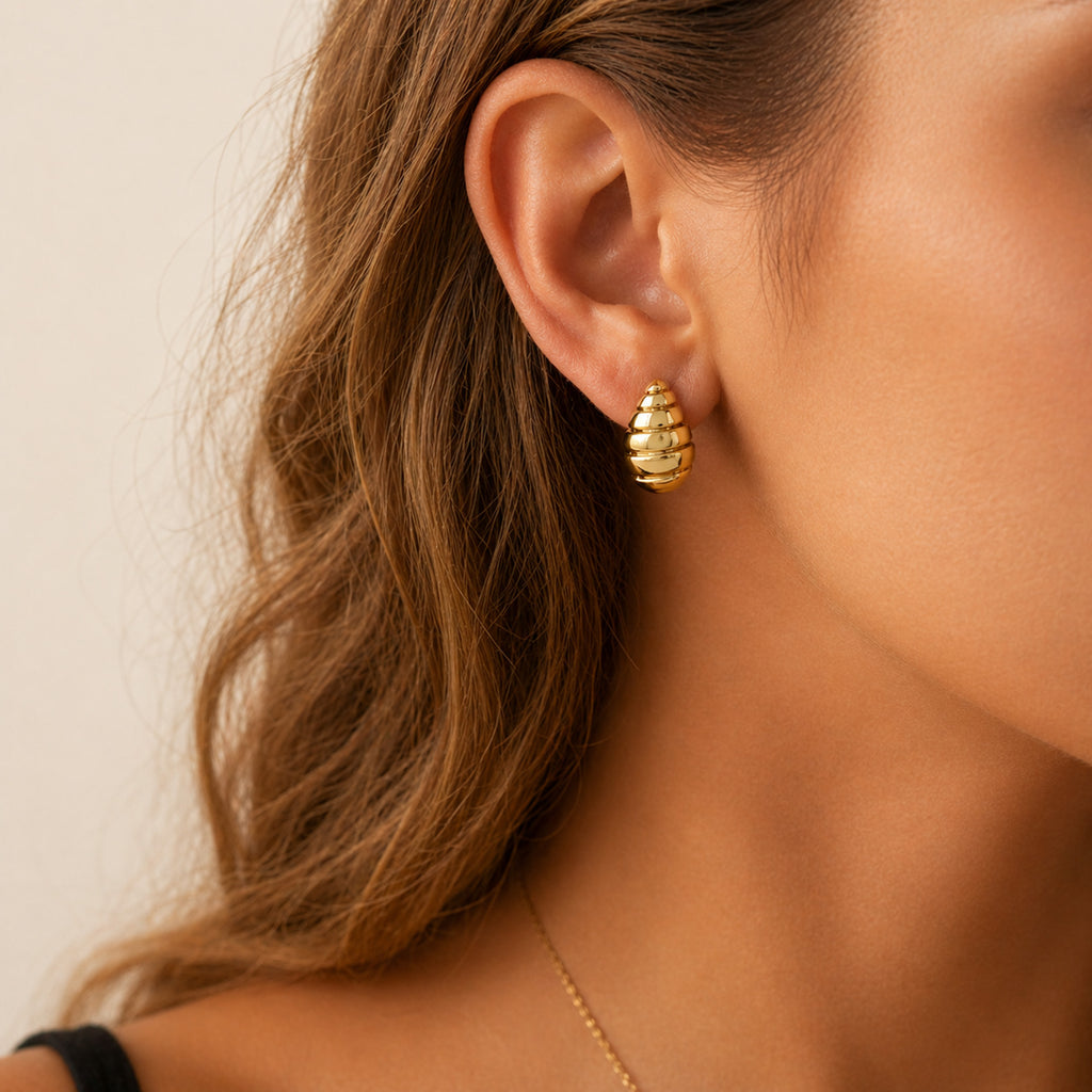 Statement Gold Ohrringe